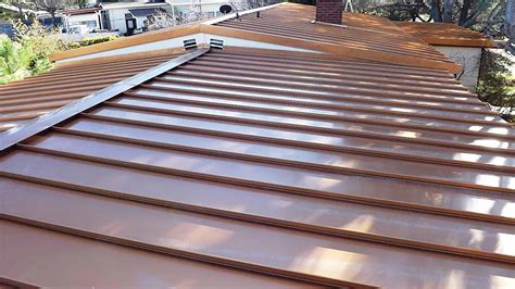 corrugated copper metal roof panels